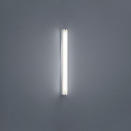 60cm Abgerundete Helestra PONTO LED Wand- und Spiegelleuchte in weiß/chrom
